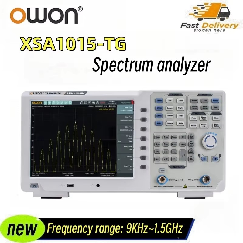 Spectrum Analyzer Tracking Generator 1.5Ghz - OWON XSA1015P – TG 9 kHz