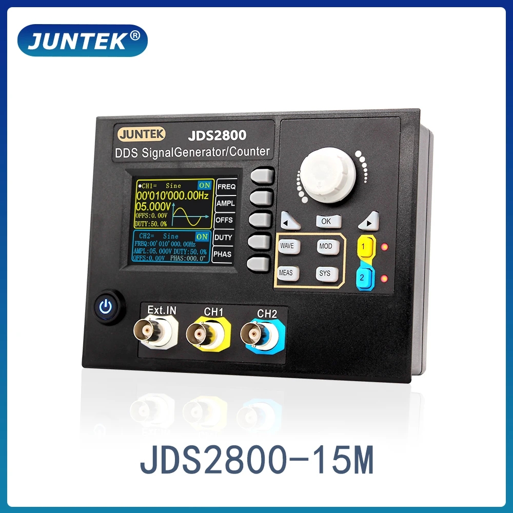 Dual Channel Arbitrary Waveform Function Generator 60Mhz - JDS2800-15M 60 MHz DDS-Funktionssignalgenerator Digitale Steuerung