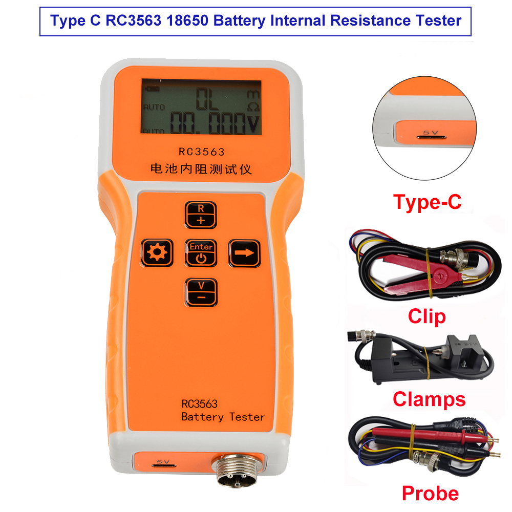 Battery Internal Resistance Tester Four Wire - Rc3563 18650 Batteriespannungs-Innen widerstands tester Hochpräzise