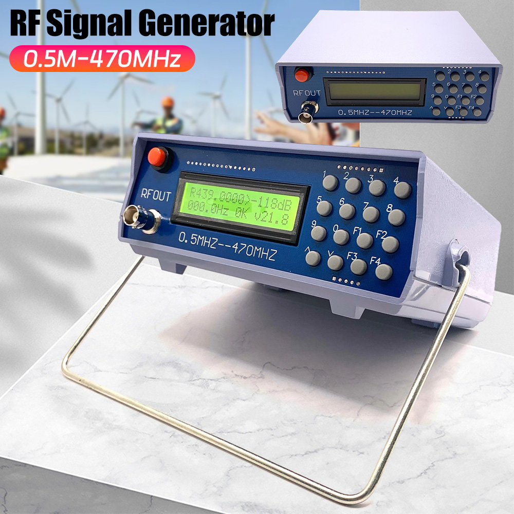 Rf Signal Generator 0.5Mhz To 470Mhz - RF-Signalgenerator 0,5 MHz-470 MHz, Audiomodulationssignalquelle, hochpräziser
