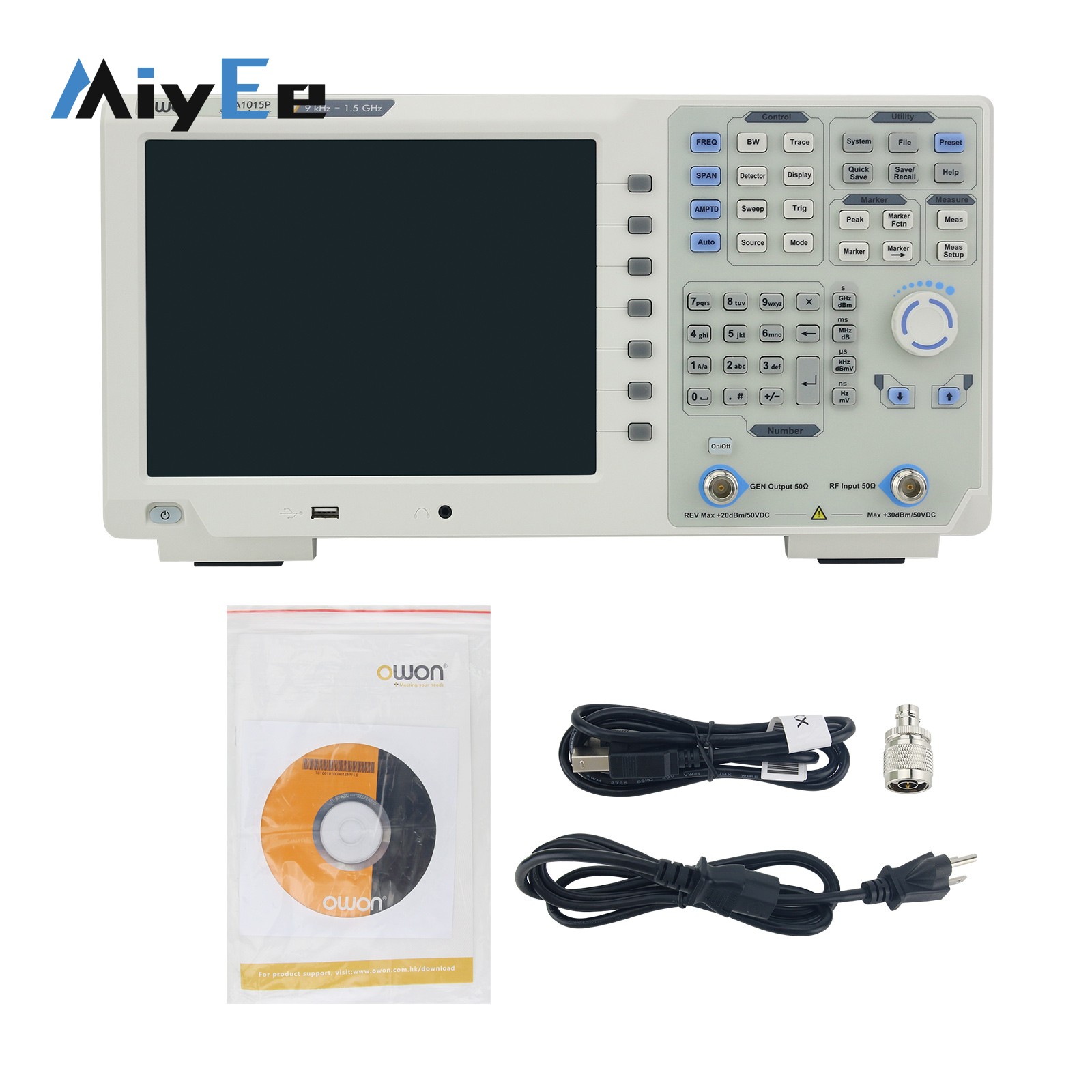 Spectrum Analyzer Tracking Generator 1.5Ghz - OWON XSA1015P-TG XSA1032P-TG Spektrumanalysator mit Tracking-Generator,