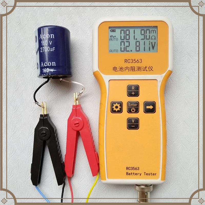 Battery Internal Resistance Tester Four Wire - RC3563 Batterie-Innenwiderstandstester, Innenwiderstandsdetektor, Echter Vierdraht-Wechselstrom-Lithium-Nickel-Chrom-Batterietester