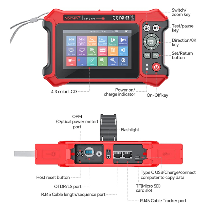 NOYAFA OTDR IPC Tester 1310/15 – Optical Time Domain Reflectometer Otdr 1310 1550Nm Bewertung und Preis