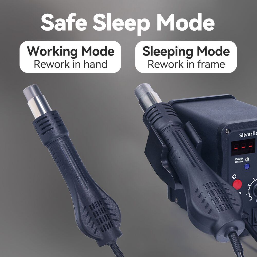Silverflo 8586D Lötstation 2 I – Smd Rework Station Hot Air Soldering 2 In 1 Bewertung und Preis