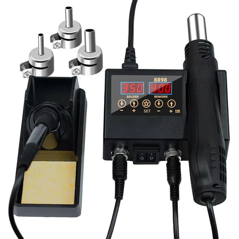 60W LED Digital-Display Heißlu – Smd Rework Station Hot Air Soldering 2 In 1 Bewertung und Preis