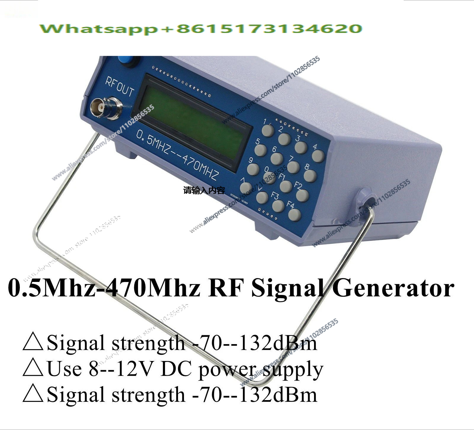 0,5 MHz-470 MHz HF-Signalgener – Rf Signal Generator 0.5Mhz To 470Mhz Bewertung und Preis
