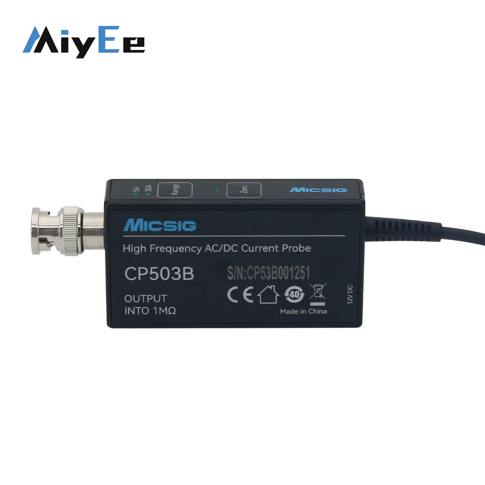Micsig CP503B 50 MHz 5 A/30 A  – Current Probe Ac Dc 50Mhz Oscilloscope Bewertung und Preis