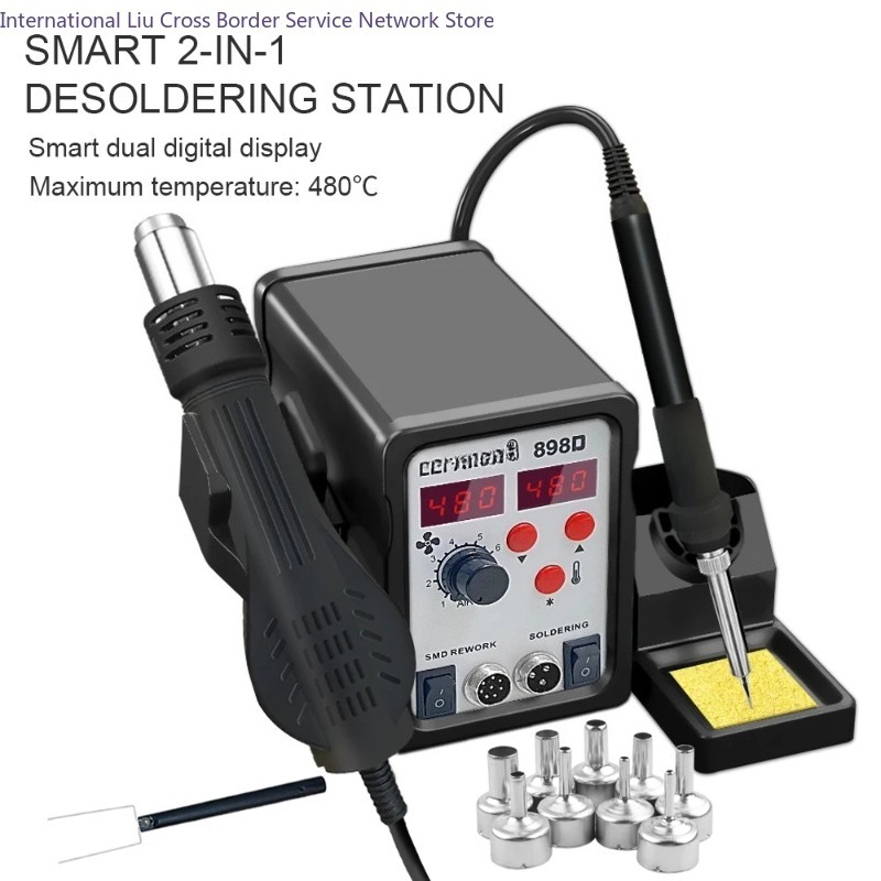 898D Lötstation 2-in-1 Heißluf – Smd Rework Station Hot Air Soldering 2 In 1 Bewertung und Preis