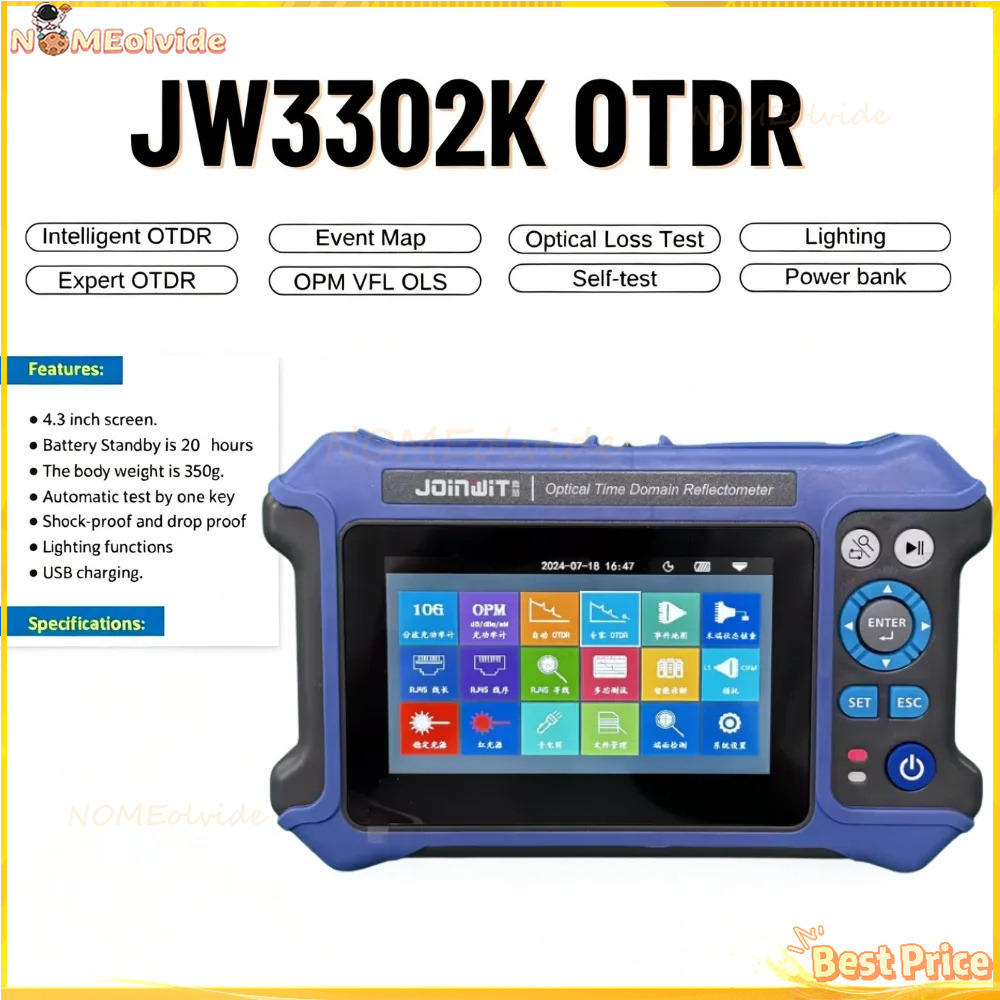 Joinwit JW3302K 28Db/26Db SM 1 – Optical Time Domain Reflectometer Otdr 1310 1550Nm Bewertung und Preis
