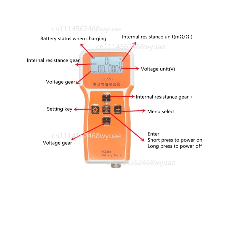 RC3563 Batterie-Innenwiderstan – Battery Internal Resistance Tester Four Wire Bewertung und Preis