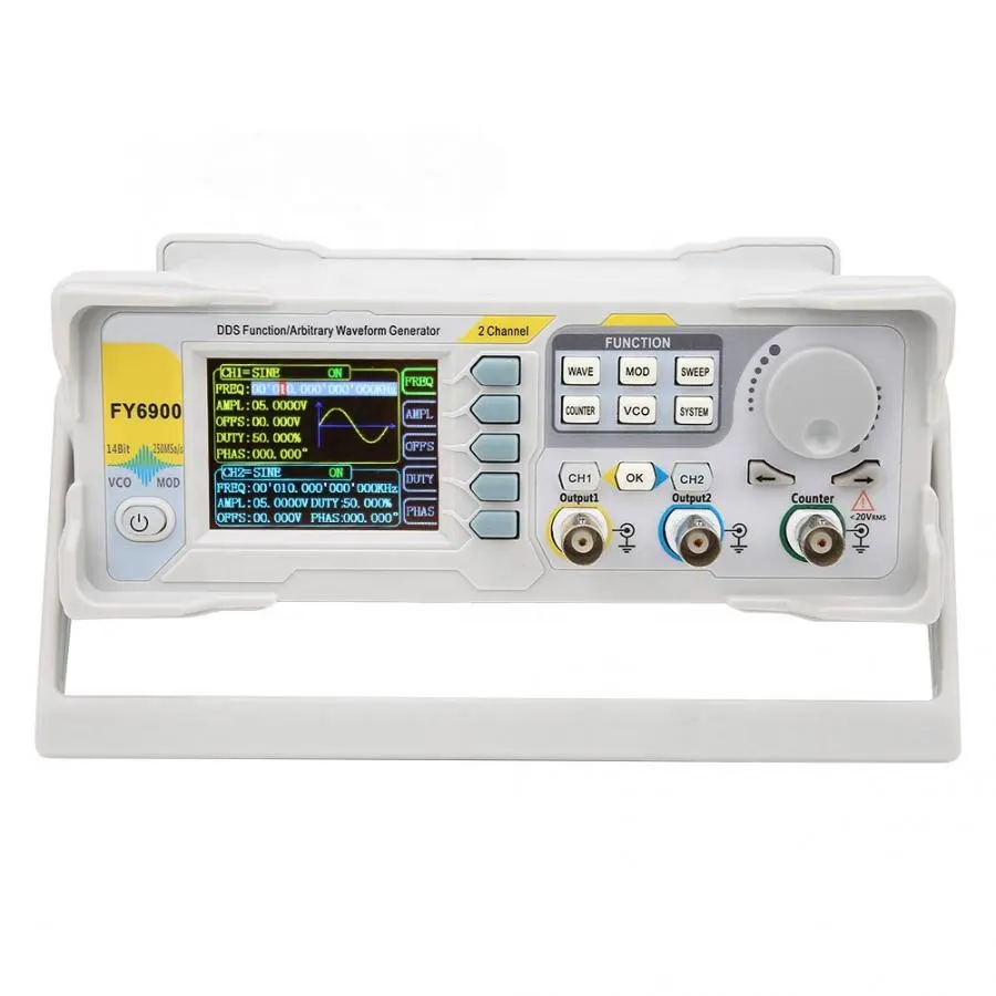 NEU FY6900 Zweikanal-DDS-Funkt – Dual Channel Arbitrary Waveform Function Generator 60Mhz Bewertung und Preis