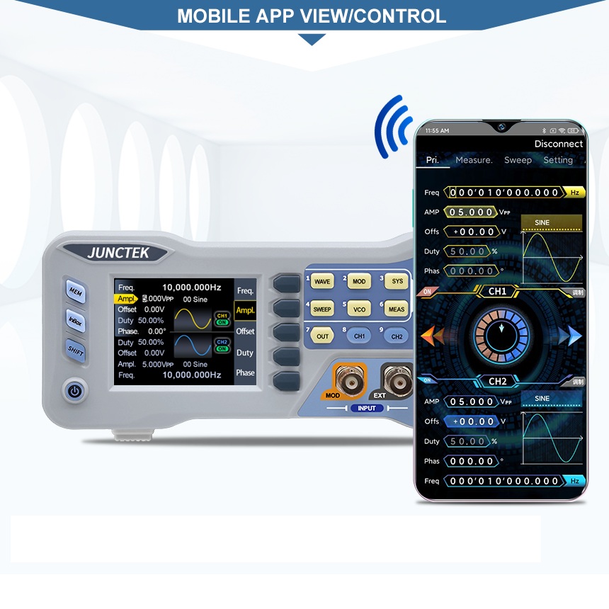 JDS8060 JDS8000 60 MHz Funktio – Dual Channel Arbitrary Waveform Function Generator 60Mhz Bewertung und Preis