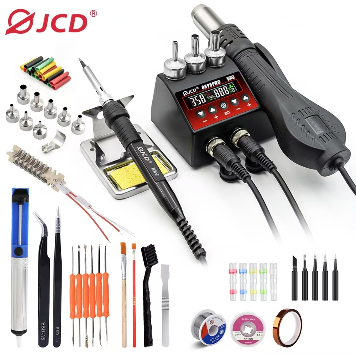 750 W SMD Rework Lötstation 2  – Smd Rework Station Hot Air Soldering 2 In 1 Bewertung und Preis