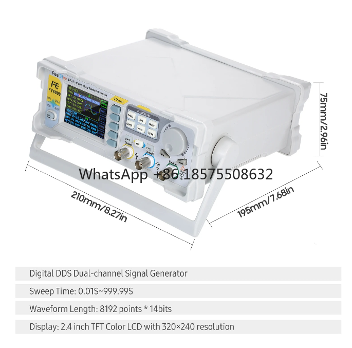 60 MHz Funktionssignalgenerato – Dual Channel Arbitrary Waveform Function Generator 60Mhz Bewertung und Preis