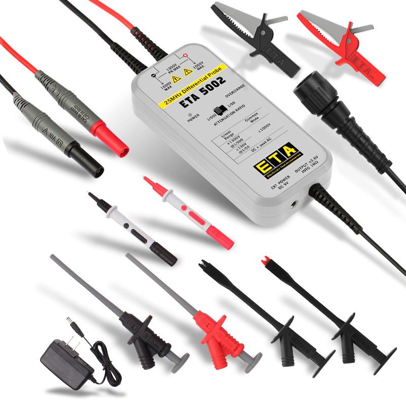 Miyee ETA5002/ETA5010/ETA5026  – High Voltage Differential Probe 100Mhz 1300V Bewertung und Preis