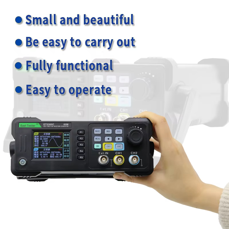 East Tester ET3320/40/60C Mini – Dual Channel Arbitrary Waveform Function Generator 60Mhz Bewertung und Preis