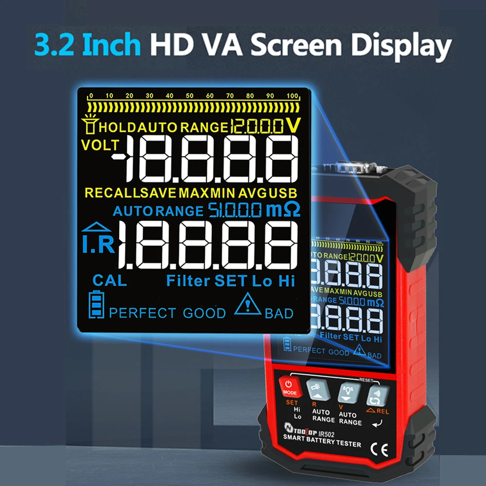 Tooltop ± 120V Innen widerstan – Battery Internal Resistance Tester Four Wire Bewertung und Preis