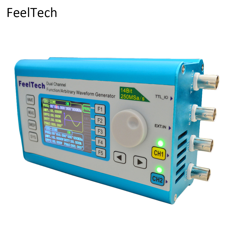 FY6300 250MSa Funktion Arbiträ – Dual Channel Arbitrary Waveform Function Generator 60Mhz Bewertung und Preis