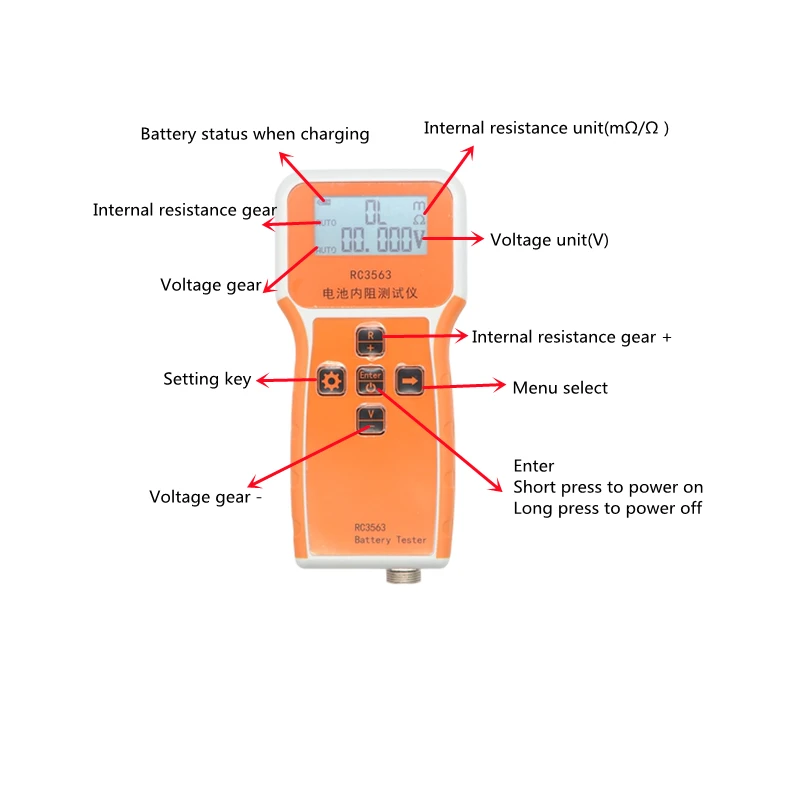 RC3563 Batterie-Innenwiderstan – Battery Internal Resistance Tester Four Wire Bewertung und Preis