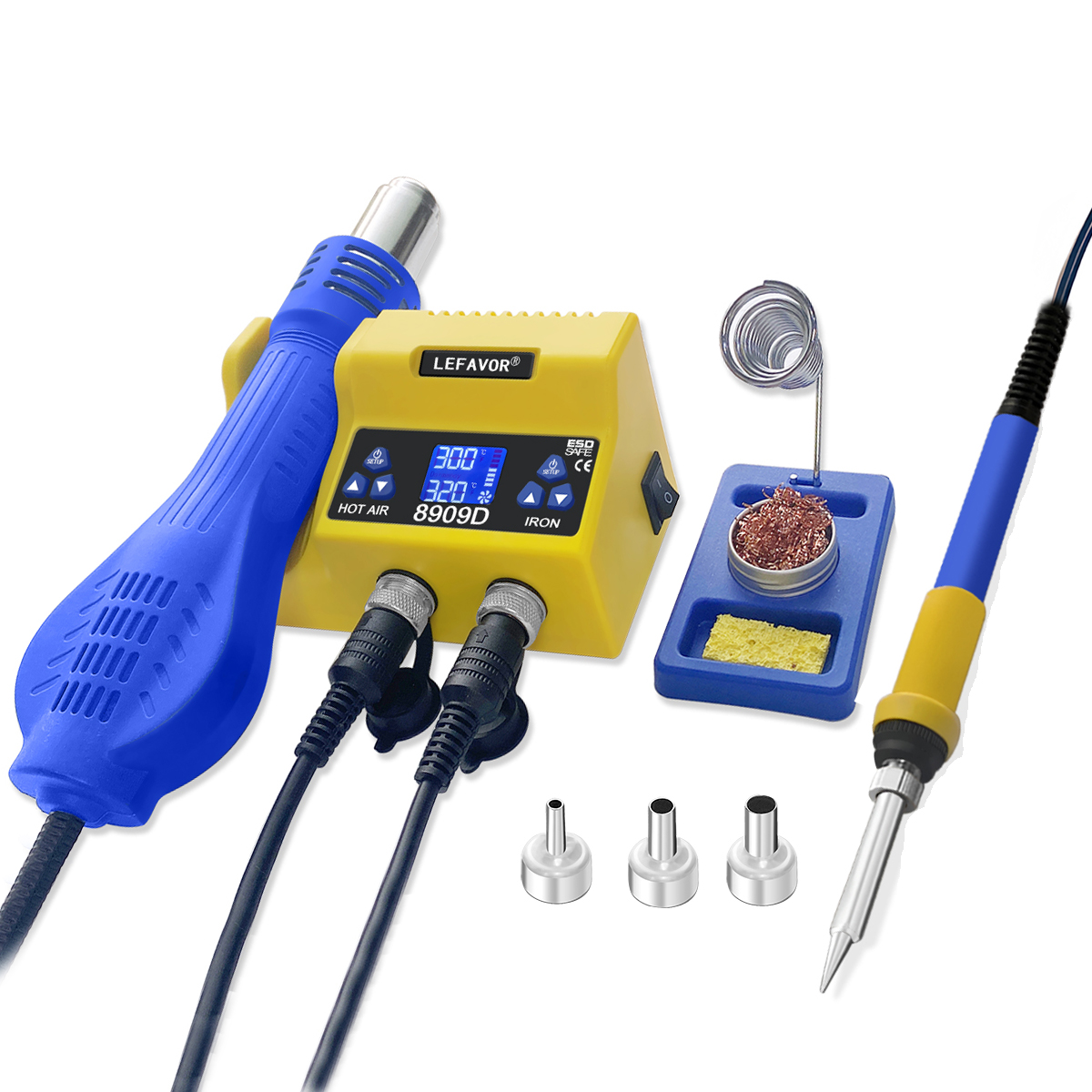 2-in-1 digitale Lötstation, Lö – Smd Rework Station Hot Air Soldering 2 In 1 Bewertung und Preis