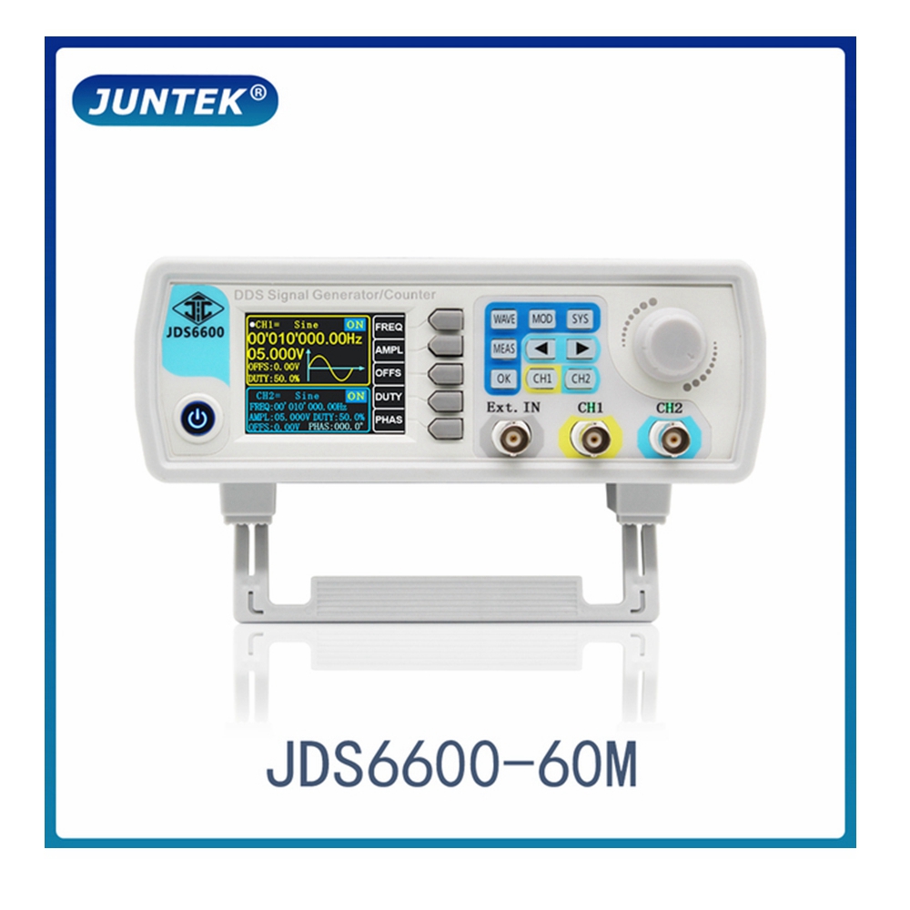 JDS6600 60 MHz DDS-Funktionssi – Dual Channel Arbitrary Waveform Function Generator 60Mhz Bewertung und Preis