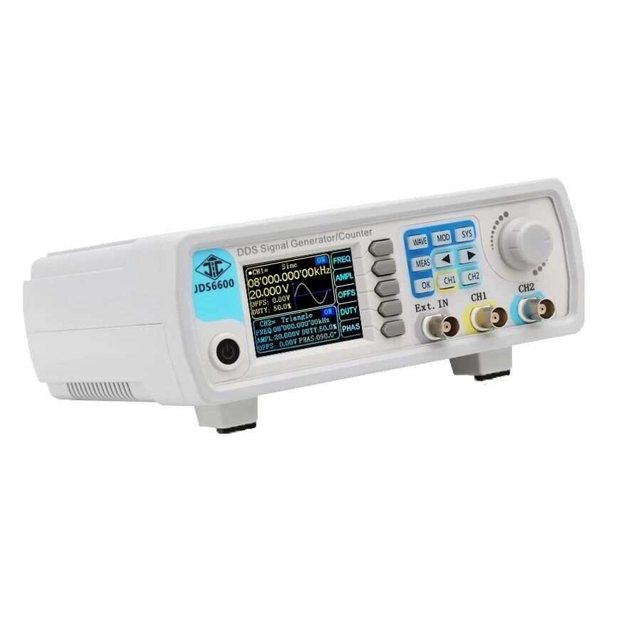 JDS6600 60 MHz DDS-Funktionssi – Dual Channel Arbitrary Waveform Function Generator 60Mhz Bewertung und Preis