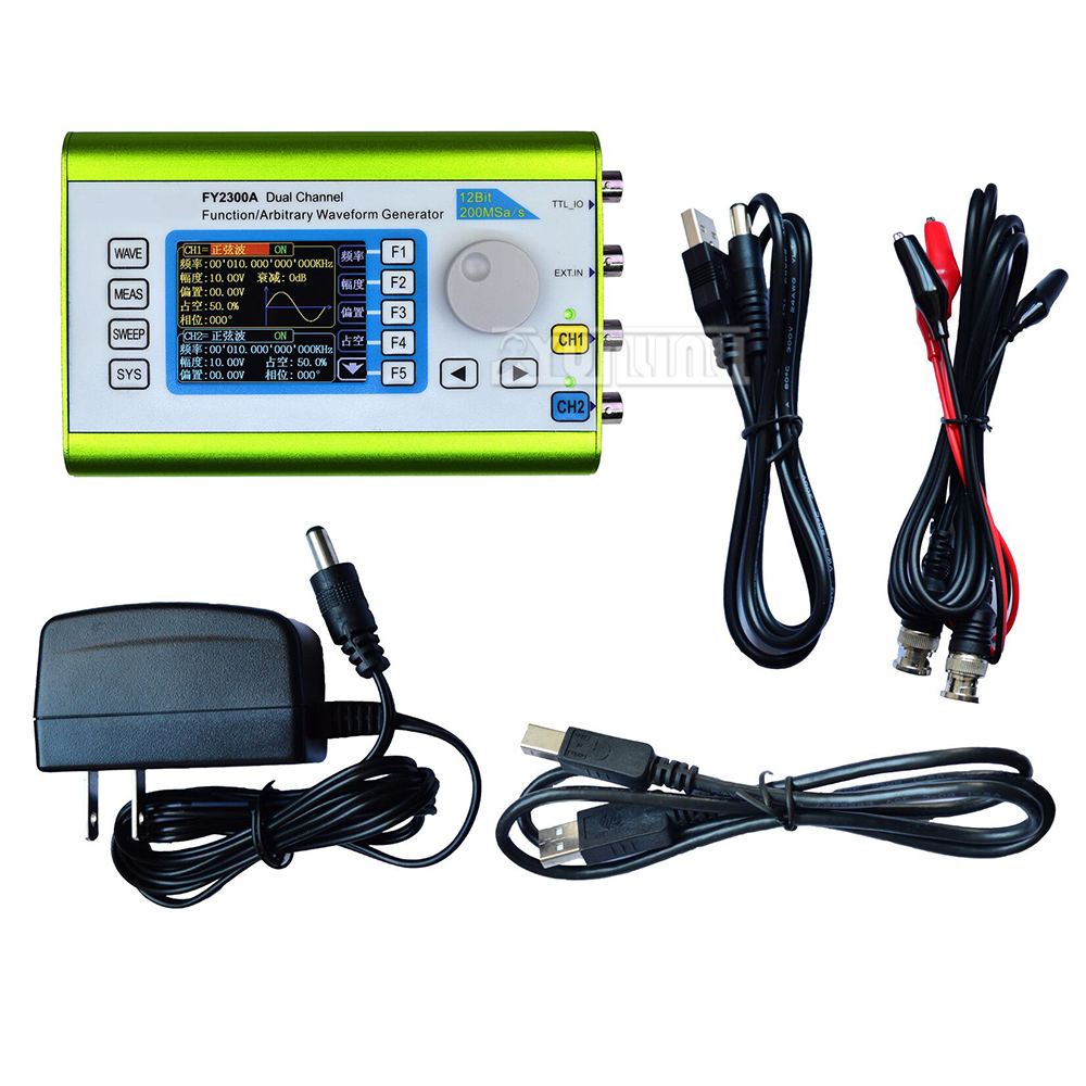 FY6300 FY2300 Zweikanal-DDS-Fu – Dual Channel Arbitrary Waveform Function Generator 60Mhz Bewertung und Preis