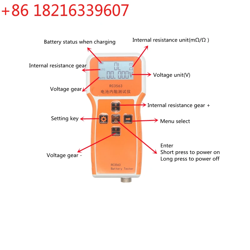 TAO Neuer RC3563 Hochpräziser  – Battery Internal Resistance Tester Four Wire Bewertung und Preis