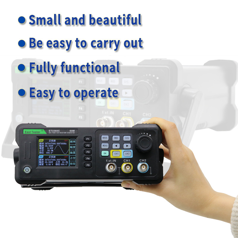 East Tester ET3320C ET3340C ET – Dual Channel Arbitrary Waveform Function Generator 60Mhz Bewertung und Preis