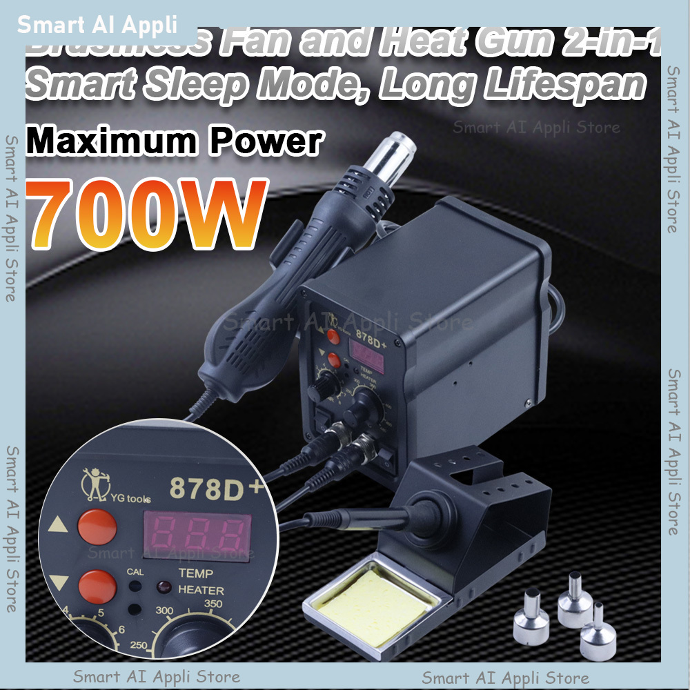 2-in-1-Lötstation mit LCD-Digi – Smd Rework Station Hot Air Soldering 2 In 1 Bewertung und Preis